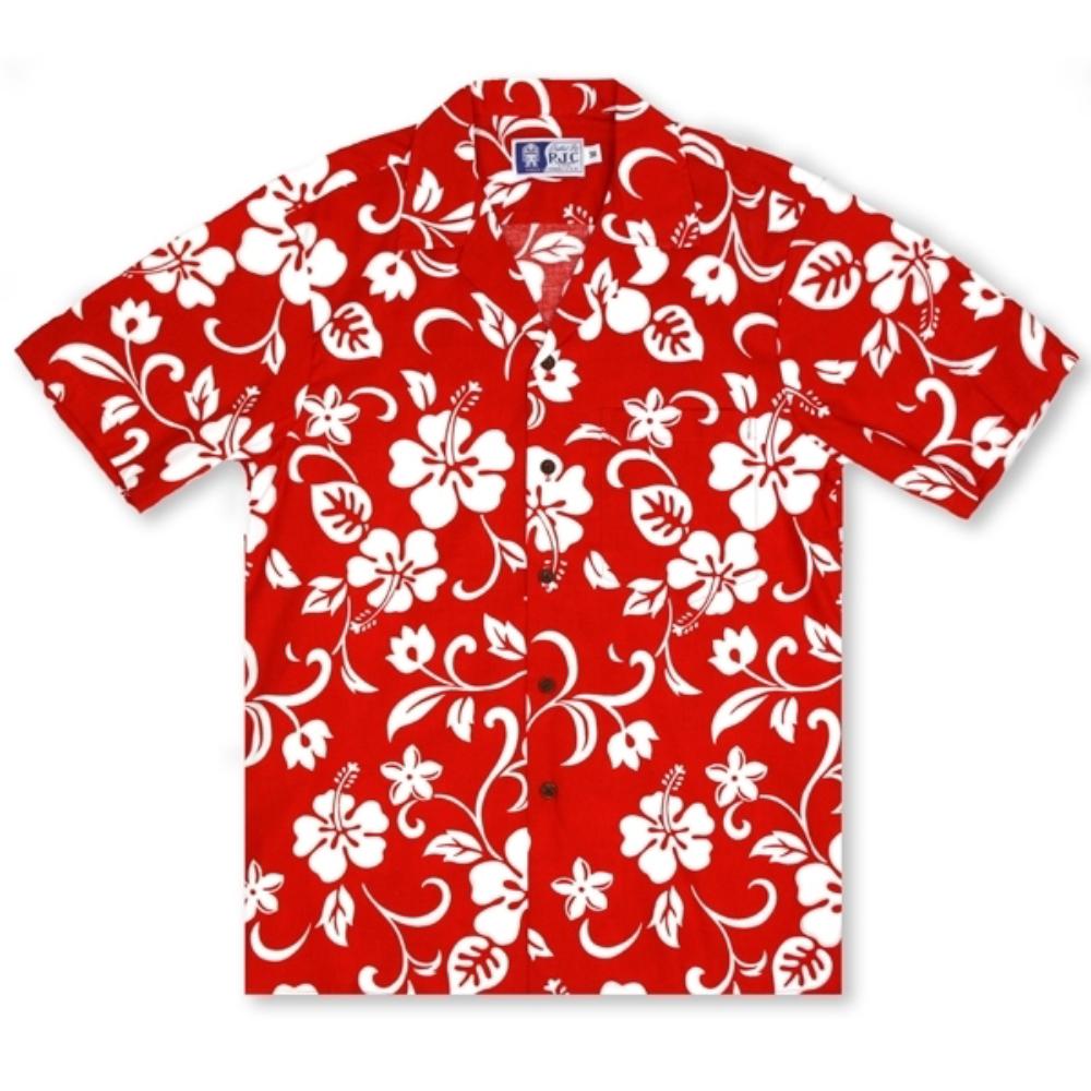 RJC Women's Red Aloha Shirts