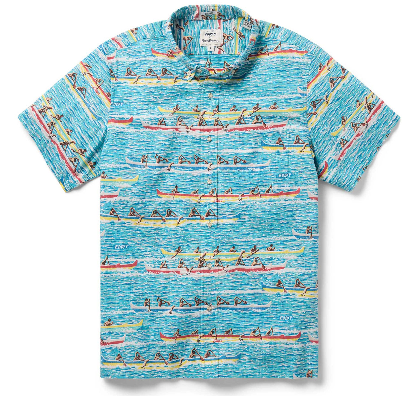 Canoe Racing - Blue