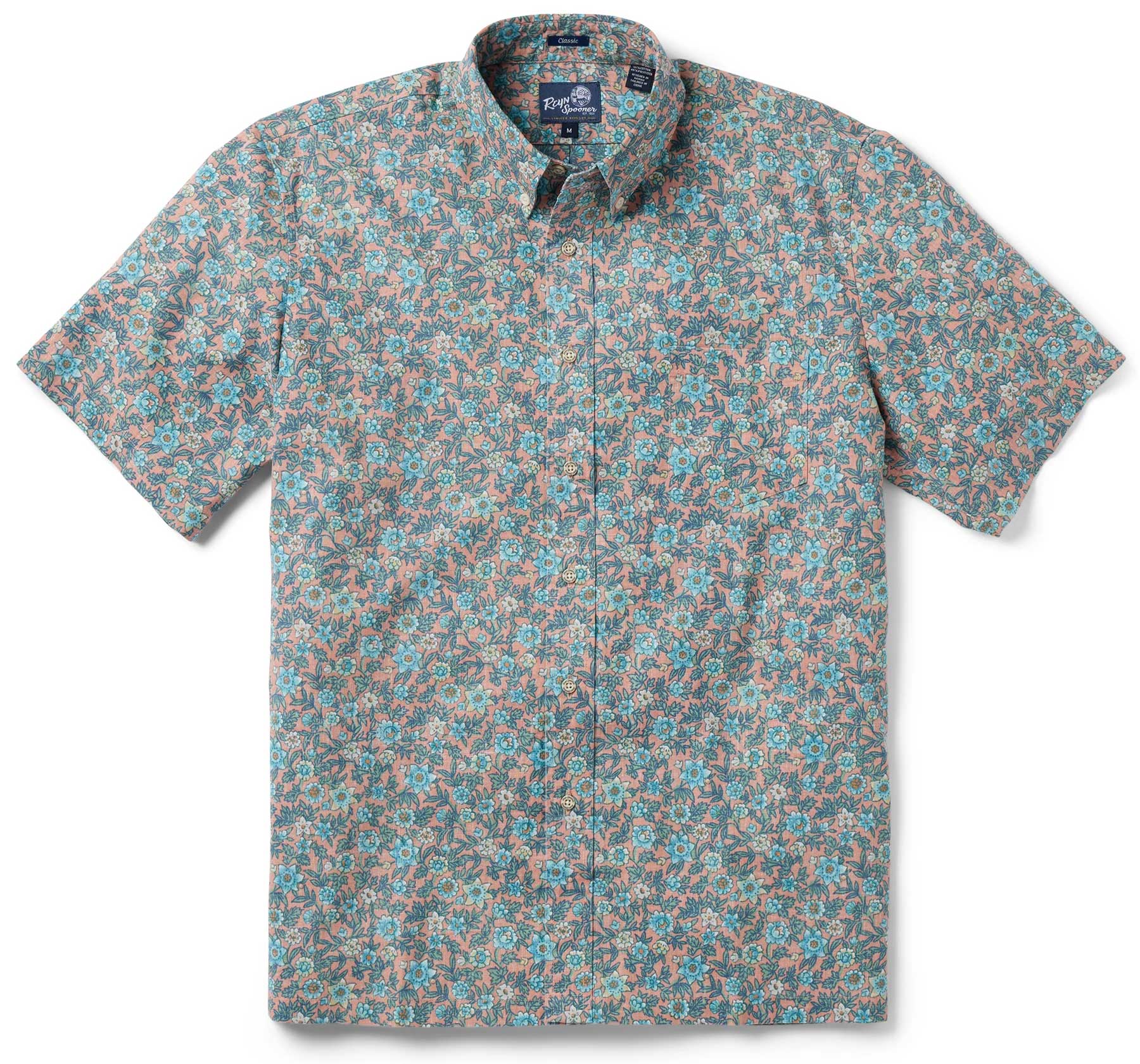 Reyn Spooner Wildflowers - Coral | Aloha Shirt Shop